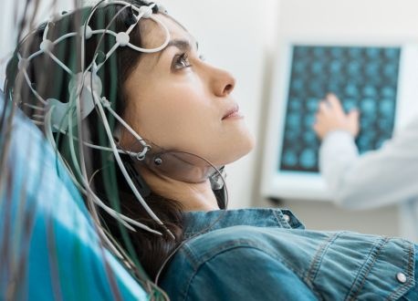 Électroencéphalogramme d’un patient utilisé pour l’établissement des théories de la Manupuncture.